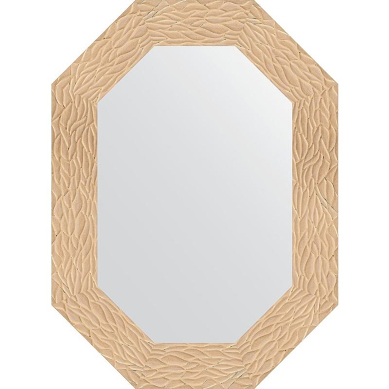 Зеркало Evoform Octagon 56x76 BY 7177 в багетной раме - Золотые дюны 90, купить, цена, заказать, магазин, доставка, скидка, промокод, купить, цена, заказать, магазин, доставка, скидка, промокод