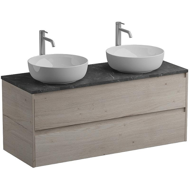 Тумба под раковину BelBagno Kraft 120 KRAFT-1200-2C-SO-2-RGB подвесная Rovere Galifax Bianco, купить, цена, заказать, магазин, доставка, скидка, промокод, купить, цена, заказать, магазин, доставка, скидка, промокод