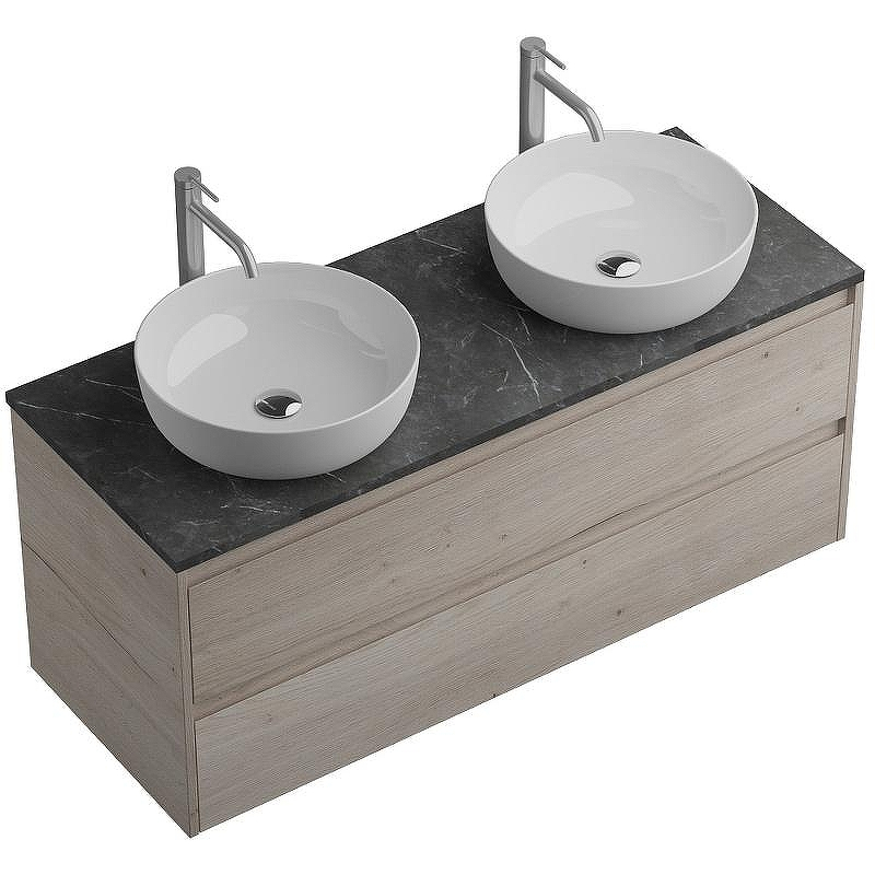 Тумба под раковину BelBagno Kraft 120 KRAFT-1200-2C-SO-2-RGB подвесная Rovere Galifax Bianco, купить, цена, заказать, магазин, доставка, скидка, промокод, купить, цена, заказать, магазин, доставка, скидка, промокод