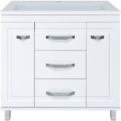 Тумба с раковиной Misty Терра 90 УТ000011809 Белая матовая