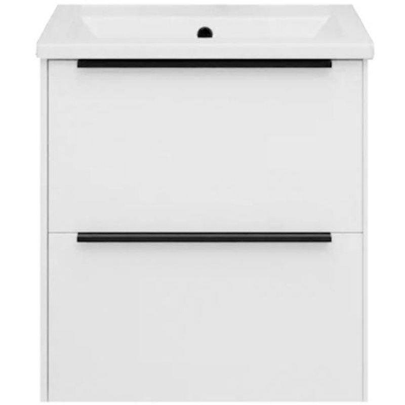 Тумба под раковину La Fenice Tesoro 60 FNC-01-TES-PB-60-2 подвесная Белая матовая, купить, цена, заказать, магазин, доставка, скидка, промокод, купить, цена, заказать, магазин, доставка, скидка, промокод