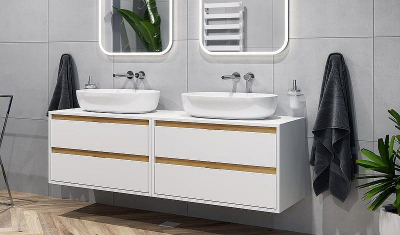 Тумба под раковину Excellent Tuto 80 MLEX.0104.800.WHBL подвесная Белый Дуб