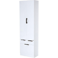 Шкаф пенал Misty Орхидея 60 П-Жас05060-011К2Я с бельевой корзиной Белый, купить, цена, заказать, магазин, доставка, скидка, промокод, купить, цена, заказать, магазин, доставка, скидка, промокод