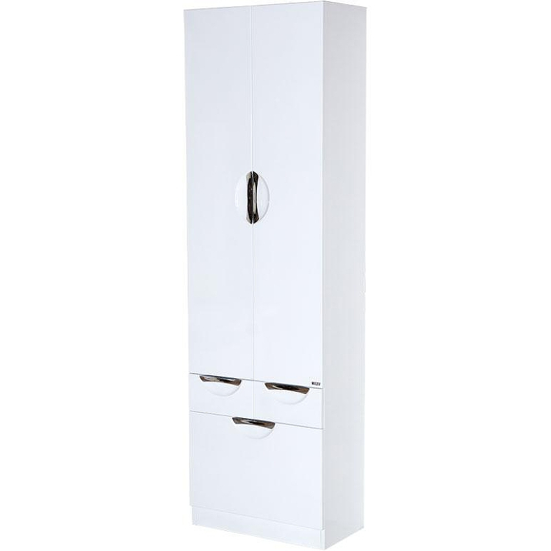 Шкаф пенал Misty Орхидея 60 П-Жас05060-011К2Я с бельевой корзиной Белый, купить, цена, заказать, магазин, доставка, скидка, промокод, купить, цена, заказать, магазин, доставка, скидка, промокод