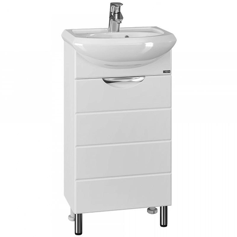 Тумба под раковину СанТа Родос 45 N 206020 Белая, купить, цена, заказать, магазин, доставка, скидка, промокод, купить, цена, заказать, магазин, доставка, скидка, промокод