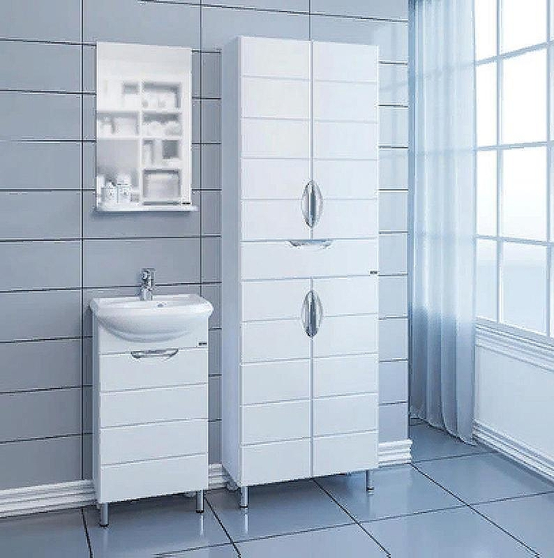 Тумба под раковину СанТа Родос 45 N 206020 Белая, купить, цена, заказать, магазин, доставка, скидка, промокод, купить, цена, заказать, магазин, доставка, скидка, промокод