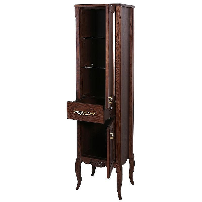 Шкаф пенал ASB-Woodline Модерн 40 11256 Антикварный орех, купить, цена, заказать, магазин, доставка, скидка, промокод, купить, цена, заказать, магазин, доставка, скидка, промокод