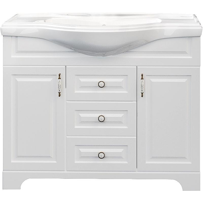 Тумба под раковину 1MarKa Прованс New 80Н У94490 Белый глянец, купить, цена, заказать, магазин, доставка, скидка, промокод, купить, цена, заказать, магазин, доставка, скидка, промокод