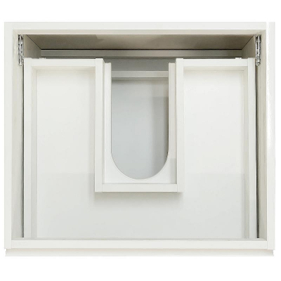 Тумба с раковиной Эстет Dallas Luxe 110 L ФР-00002020 подвесная Белая