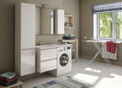 Тумба с раковиной Эстет Dallas Luxe 110 L ФР-00002020 подвесная Белая