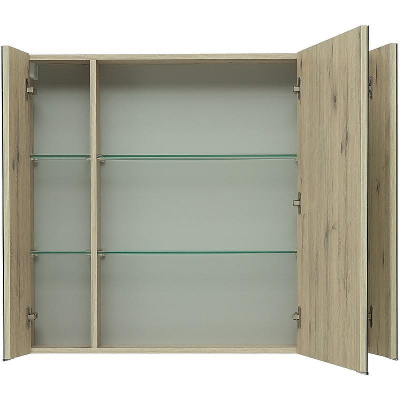 Зеркальный шкаф Aquanet Алвита New 100 277545 Дуб Веллингтон