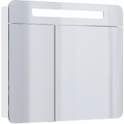 Зеркальный шкаф Onika Неаполь 80.01 208094 с подсветкой Белый