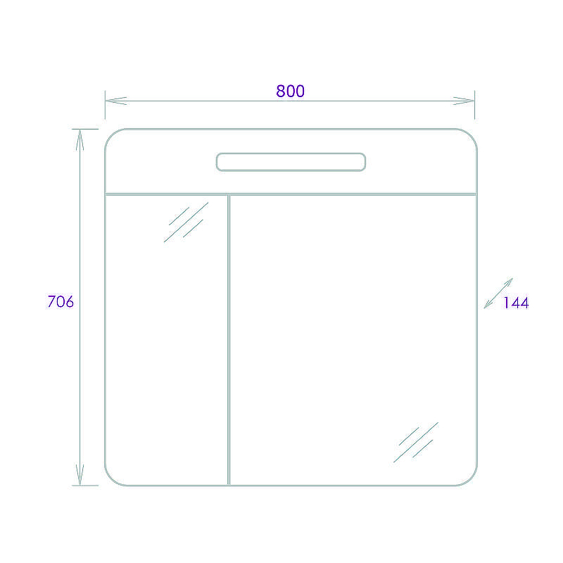 Зеркальный шкаф Onika Неаполь 80.01 208094 с подсветкой Белый, купить, цена, заказать, магазин, доставка, скидка, промокод, купить, цена, заказать, магазин, доставка, скидка, промокод