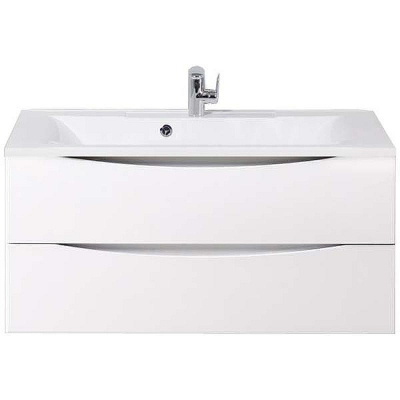 Π’ΡΠΌΠ±Π° ΠΏΠΎΠ΄ ΡΠ°ΠΊΠΎΠ²ΠΈΠ½Ρ BelBagno Marino 100 MARINO-1000-2C-SO-BL-P ΠΏΠΎΠ΄Π²Π΅ΡΠ½Π°Ρ Bianco Lucido