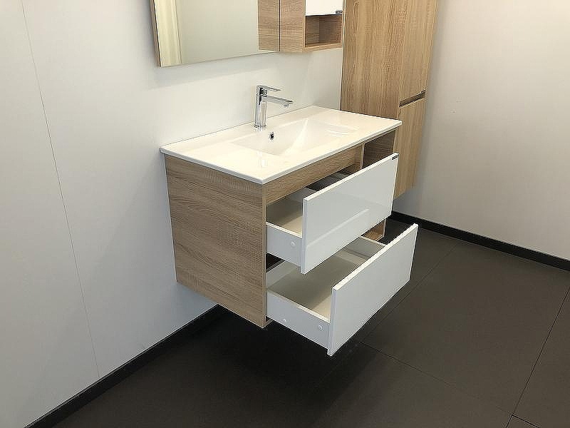 Тумба с раковиной Comforty Гамбург 90 00004142225 подвесная Дуб сонома, купить, цена, заказать, магазин, доставка, скидка, промокод, купить, цена, заказать, магазин, доставка, скидка, промокод