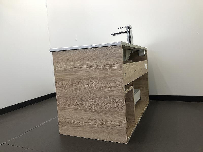 Тумба с раковиной Comforty Гамбург 90 00004142225 подвесная Дуб сонома, купить, цена, заказать, магазин, доставка, скидка, промокод, купить, цена, заказать, магазин, доставка, скидка, промокод