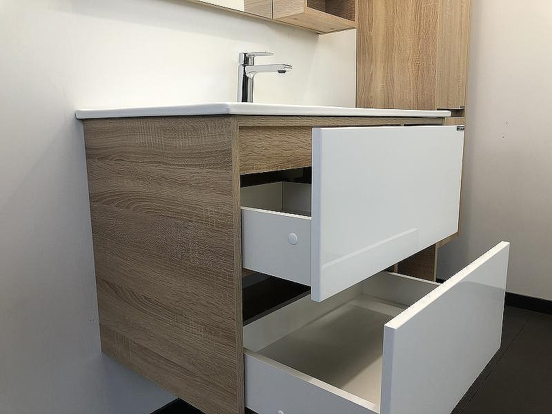 Тумба с раковиной Comforty Гамбург 90 00004142225 подвесная Дуб сонома, купить, цена, заказать, магазин, доставка, скидка, промокод, купить, цена, заказать, магазин, доставка, скидка, промокод