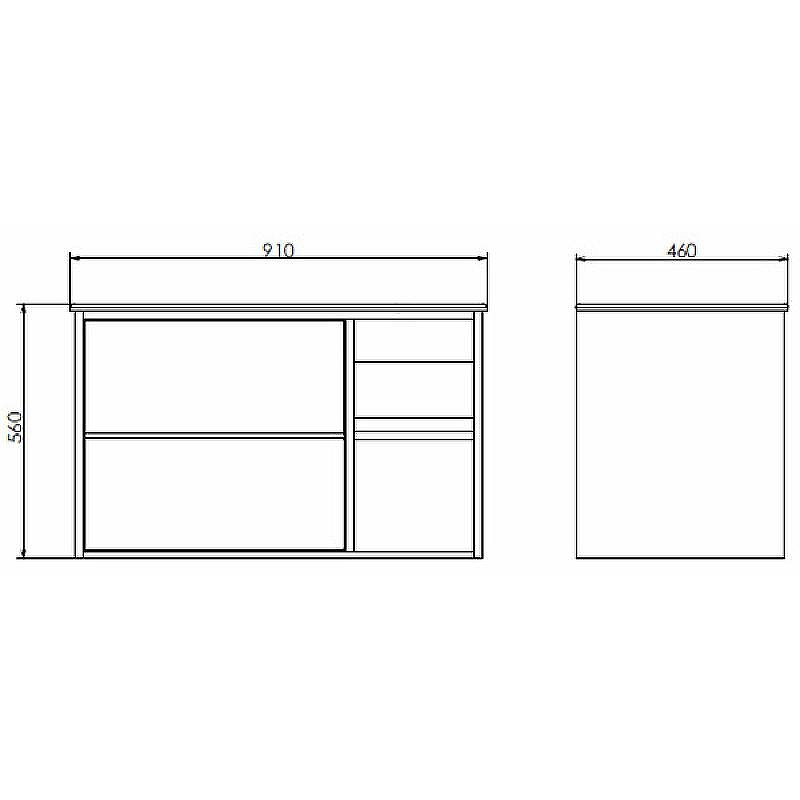 Тумба с раковиной Comforty Гамбург 90 00004142225 подвесная Дуб сонома, купить, цена, заказать, магазин, доставка, скидка, промокод, купить, цена, заказать, магазин, доставка, скидка, промокод