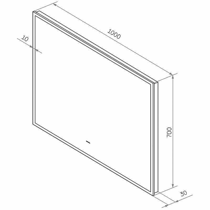 Зеркало Континент Amer 1000х700 ЗЛП1523 с подсветкой с бесконтактным выключателем, купить, цена, заказать, магазин, доставка, скидка, промокод, купить, цена, заказать, магазин, доставка, скидка, промокод