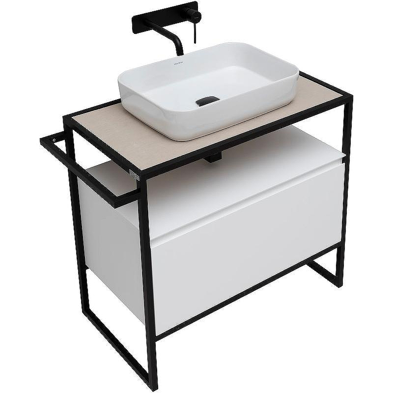 Тумба под раковину Allen Brau Priority 80 1.31002.WM Белая матовая, купить, цена, заказать, магазин, доставка, скидка, промокод, купить, цена, заказать, магазин, доставка, скидка, промокод