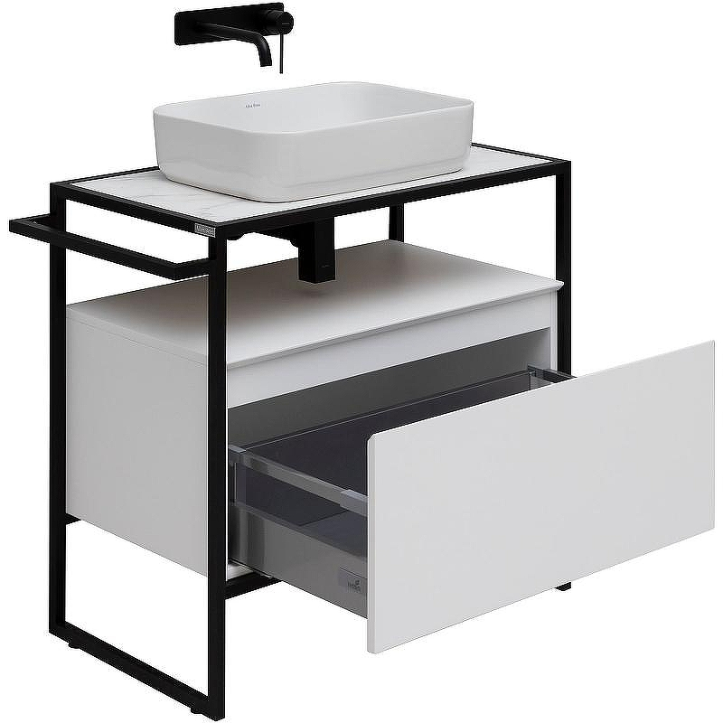 Тумба под раковину Allen Brau Priority 80 1.31002.WM Белая матовая, купить, цена, заказать, магазин, доставка, скидка, промокод, купить, цена, заказать, магазин, доставка, скидка, промокод