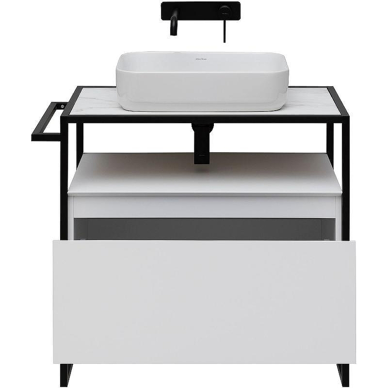 Тумба под раковину Allen Brau Priority 80 1.31002.WM Белая матовая, купить, цена, заказать, магазин, доставка, скидка, промокод, купить, цена, заказать, магазин, доставка, скидка, промокод