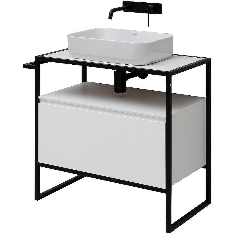 Тумба под раковину Allen Brau Priority 80 1.31002.WM Белая матовая, купить, цена, заказать, магазин, доставка, скидка, промокод, купить, цена, заказать, магазин, доставка, скидка, промокод