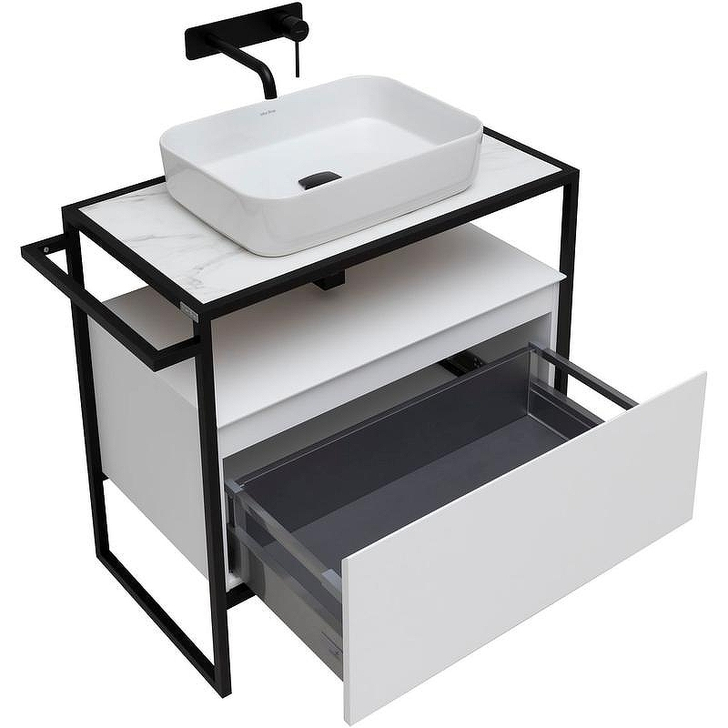 Тумба под раковину Allen Brau Priority 80 1.31002.WM Белая матовая, купить, цена, заказать, магазин, доставка, скидка, промокод, купить, цена, заказать, магазин, доставка, скидка, промокод