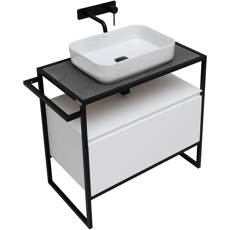 Тумба под раковину Allen Brau Priority 80 1.31002.WM Белая матовая, купить, цена, заказать, магазин, доставка, скидка, промокод, купить, цена, заказать, магазин, доставка, скидка, промокод