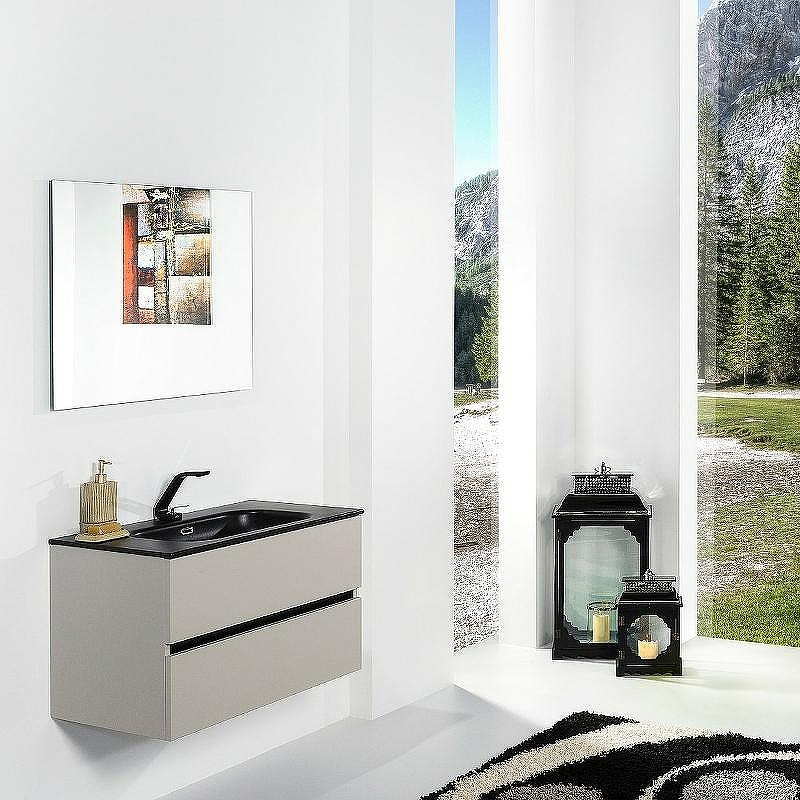 Тумба под раковину Boheme Armadi Art Vallessi 100 837-100-C mat подвесная Кашемир матовый, купить, цена, заказать, магазин, доставка, скидка, промокод, купить, цена, заказать, магазин, доставка, скидка, промокод