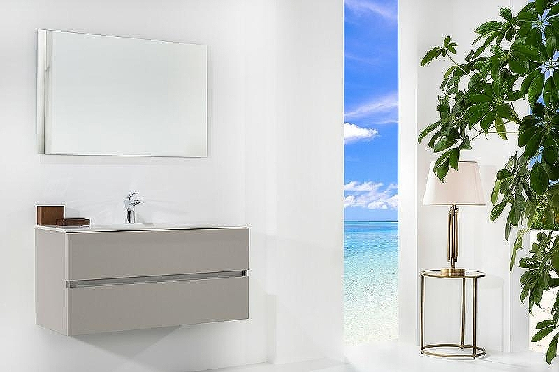 Тумба под раковину Boheme Armadi Art Vallessi 100 837-100-C mat подвесная Кашемир матовый, купить, цена, заказать, магазин, доставка, скидка, промокод, купить, цена, заказать, магазин, доставка, скидка, промокод