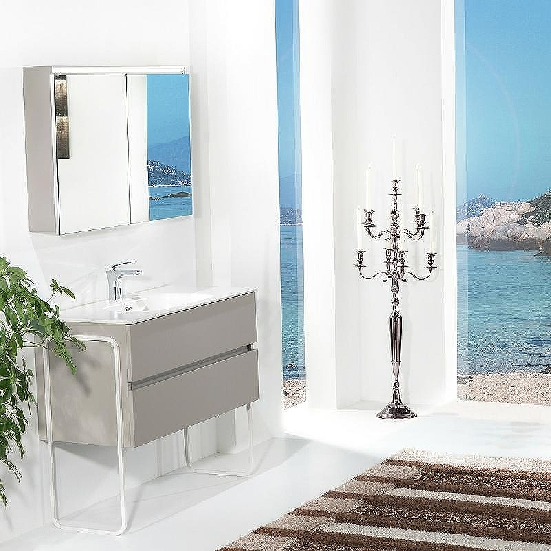 Тумба под раковину Boheme Armadi Art Vallessi 100 837-100-C mat подвесная Кашемир матовый, купить, цена, заказать, магазин, доставка, скидка, промокод, купить, цена, заказать, магазин, доставка, скидка, промокод