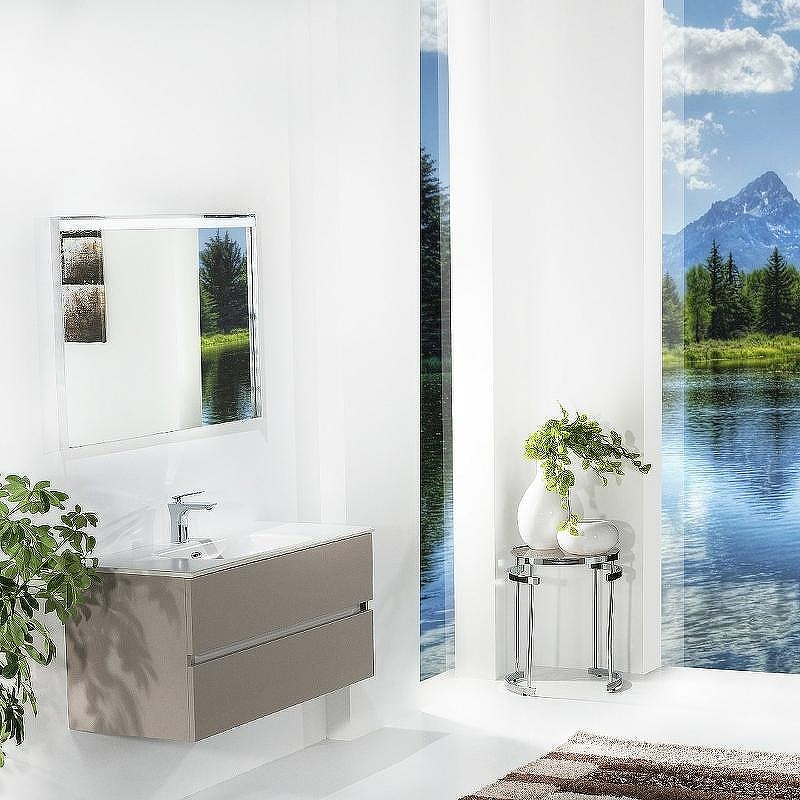 Тумба под раковину Boheme Armadi Art Vallessi 100 837-100-C mat подвесная Кашемир матовый, купить, цена, заказать, магазин, доставка, скидка, промокод, купить, цена, заказать, магазин, доставка, скидка, промокод