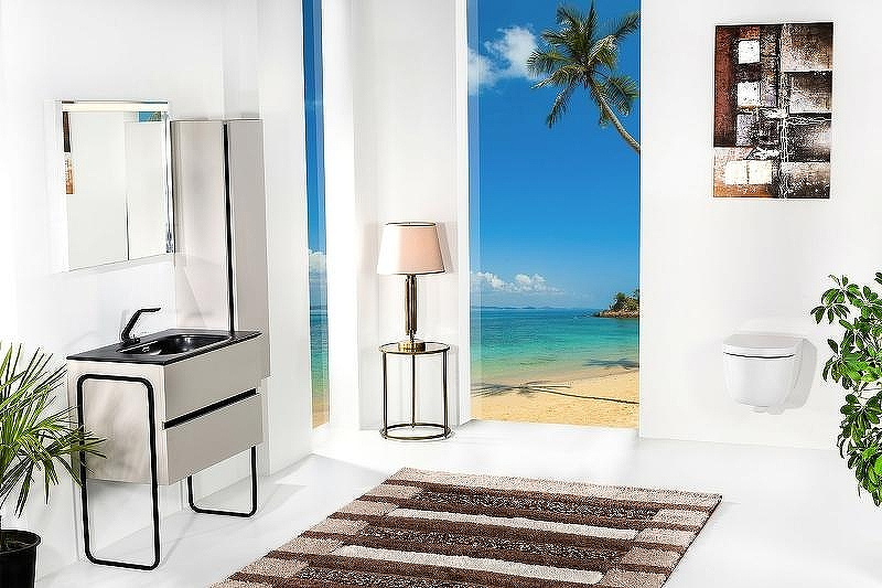 Тумба под раковину Boheme Armadi Art Vallessi 100 837-100-C mat подвесная Кашемир матовый, купить, цена, заказать, магазин, доставка, скидка, промокод, купить, цена, заказать, магазин, доставка, скидка, промокод