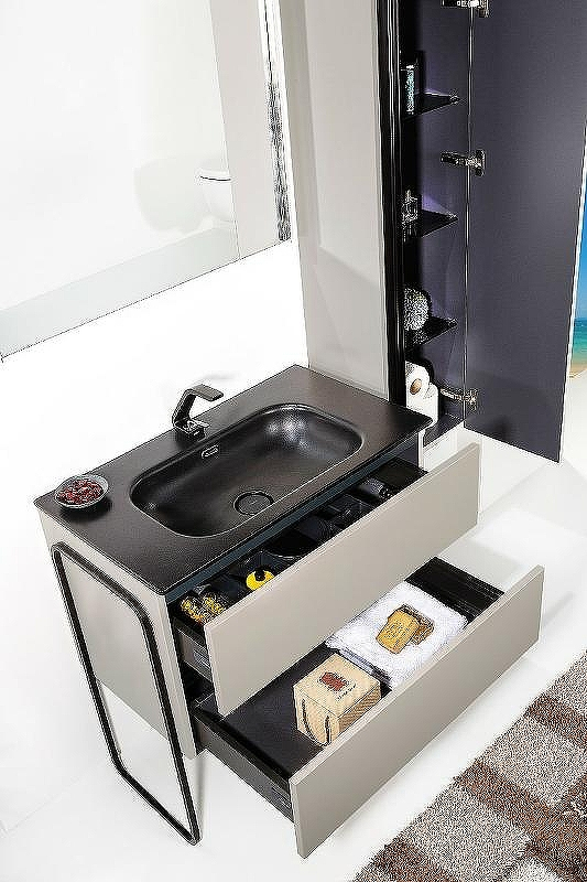 Тумба под раковину Boheme Armadi Art Vallessi 100 837-100-C mat подвесная Кашемир матовый, купить, цена, заказать, магазин, доставка, скидка, промокод, купить, цена, заказать, магазин, доставка, скидка, промокод