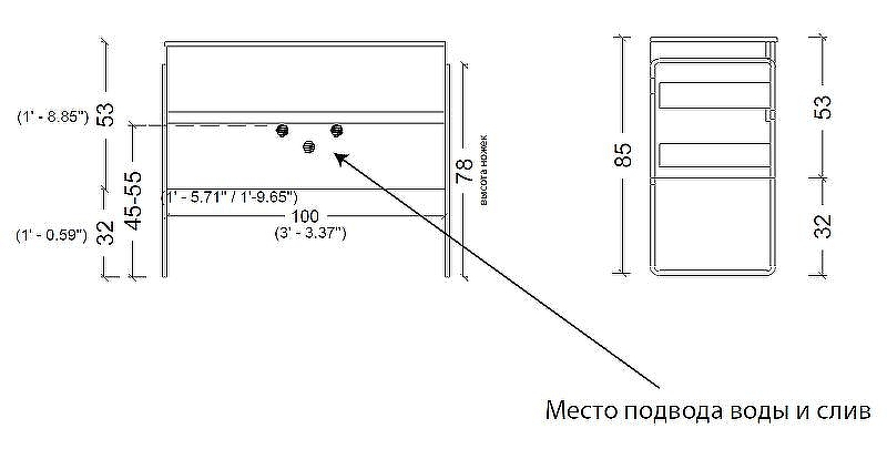 Тумба под раковину Boheme Armadi Art Vallessi 100 837-100-C mat подвесная Кашемир матовый, купить, цена, заказать, магазин, доставка, скидка, промокод, купить, цена, заказать, магазин, доставка, скидка, промокод