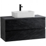 Тумба под раковину Cezares Molveno 46 80 MOLVENO 46-80-2C-SO-NR подвесная Nero, купить, цена, заказать, магазин, доставка, скидка, промокод, купить, цена, заказать, магазин, доставка, скидка, промокод