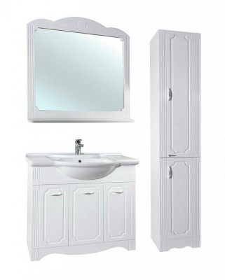 Шкаф пенал Bellezza Кантри 35 Белый