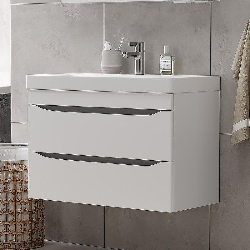 Тумба под раковину Volna Lake 80.2Y tpLAKE80.2Y-01 подвесная Белая, купить, цена, заказать, магазин, доставка, скидка, промокод, купить, цена, заказать, магазин, доставка, скидка, промокод