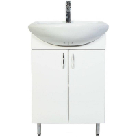 Тумба с раковиной Orange Лайт 50 LA-50TUW+RA Белая, купить, цена, заказать, магазин, доставка, скидка, промокод, купить, цена, заказать, магазин, доставка, скидка, промокод