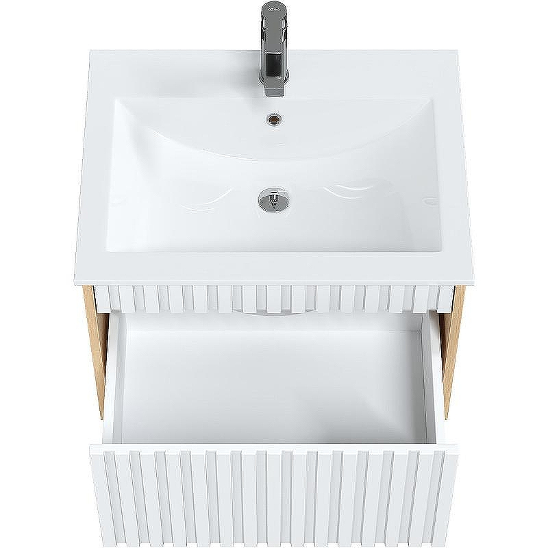 Тумба под раковину Onika Дайлер 60 106150 подвесная Белая Дуб сонома, купить, цена, заказать, магазин, доставка, скидка, промокод, купить, цена, заказать, магазин, доставка, скидка, промокод