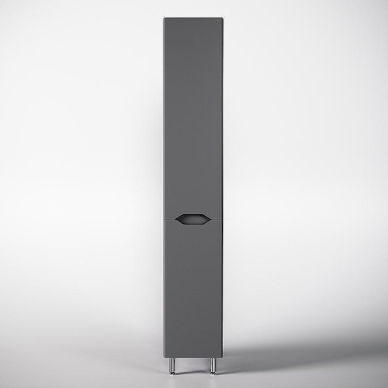 Шкаф пенал Style Line Марелла 30 Люкс Plus СС-00002420 с бельевой корзиной Серый матовый антискрейтч, купить, цена, заказать, магазин, доставка, скидка, промокод, купить, цена, заказать, магазин, доставка, скидка, промокод