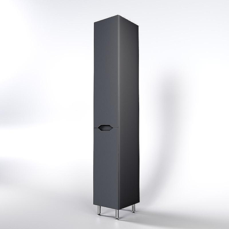 Шкаф пенал Style Line Марелла 30 Люкс Plus СС-00002420 с бельевой корзиной Серый матовый антискрейтч, купить, цена, заказать, магазин, доставка, скидка, промокод, купить, цена, заказать, магазин, доставка, скидка, промокод