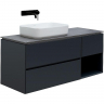 Тумба под раковину Allen Brau Infinity 120 L 1.21005.AM подвесная Антрацит матовый, купить, цена, заказать, магазин, доставка, скидка, промокод, купить, цена, заказать, магазин, доставка, скидка, промокод