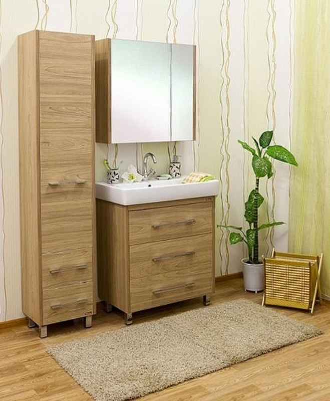 Тумба под раковину Sanflor Ларго 70 С0002109 Швейцарский вяз, купить, цена, заказать, магазин, доставка, скидка, промокод, купить, цена, заказать, магазин, доставка, скидка, промокод