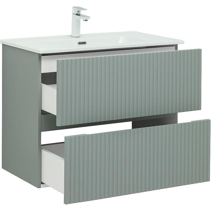 Тумба под раковину Aquanet Джейн 80 313318 подвесная Мисти грин, купить, цена, заказать, магазин, доставка, скидка, промокод, купить, цена, заказать, магазин, доставка, скидка, промокод