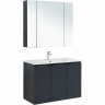 Комплект мебели для ванной Aquanet Алвита New 100 273986 подвесной Антрацит, купить, цена, заказать, магазин, доставка, скидка, промокод, купить, цена, заказать, магазин, доставка, скидка, промокод
