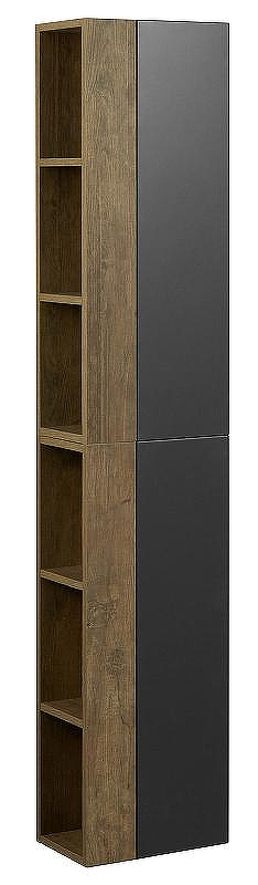 Подвесной шкаф Aquaton Терра 35 1A247503TEKA0 Дуб Кантри Антрацит, купить, цена, заказать, магазин, доставка, скидка, промокод, купить, цена, заказать, магазин, доставка, скидка, промокод