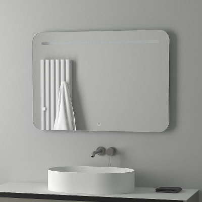 Зеркало Evoform Ledline 70x100 BY 2447 с подсветкой 8.5 W - сенсорный выключатель
