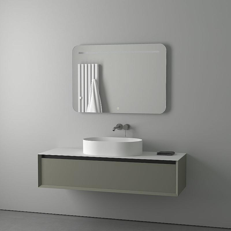 Зеркало Evoform Ledline 70x100 BY 2447 с подсветкой 8.5 W - сенсорный выключатель, купить, цена, заказать, магазин, доставка, скидка, промокод, купить, цена, заказать, магазин, доставка, скидка, промокод